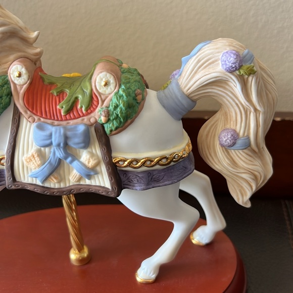 Vtg Lenox Year 2000 Carousel Horse Hand Painted Porcelain Collectible Figurine - Picture 5 of 13